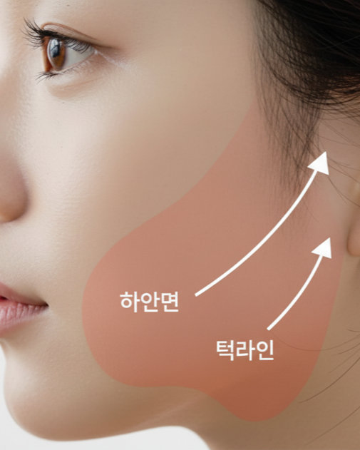 수술 전 얼굴 90도 사진