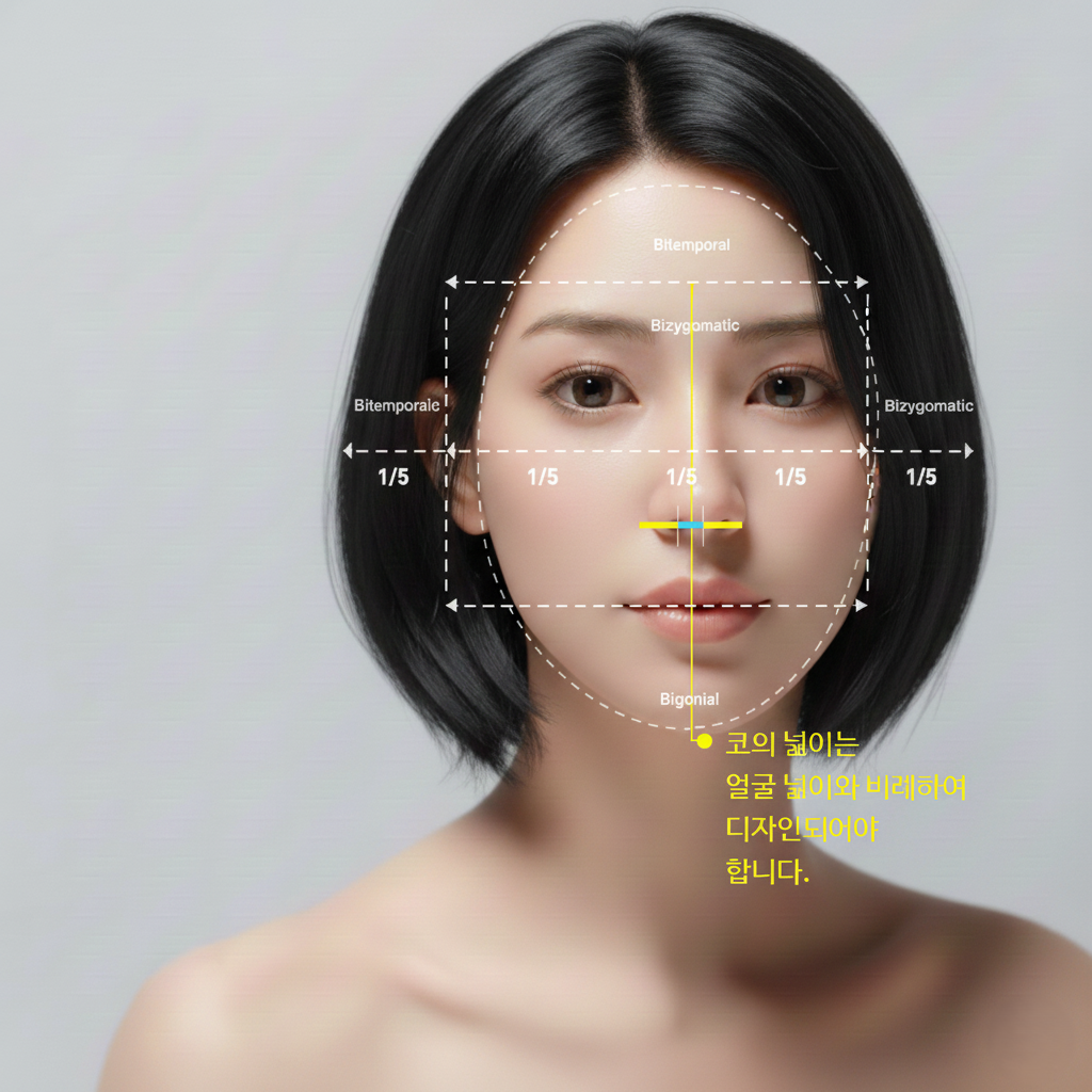 코의 길이 & 넓이