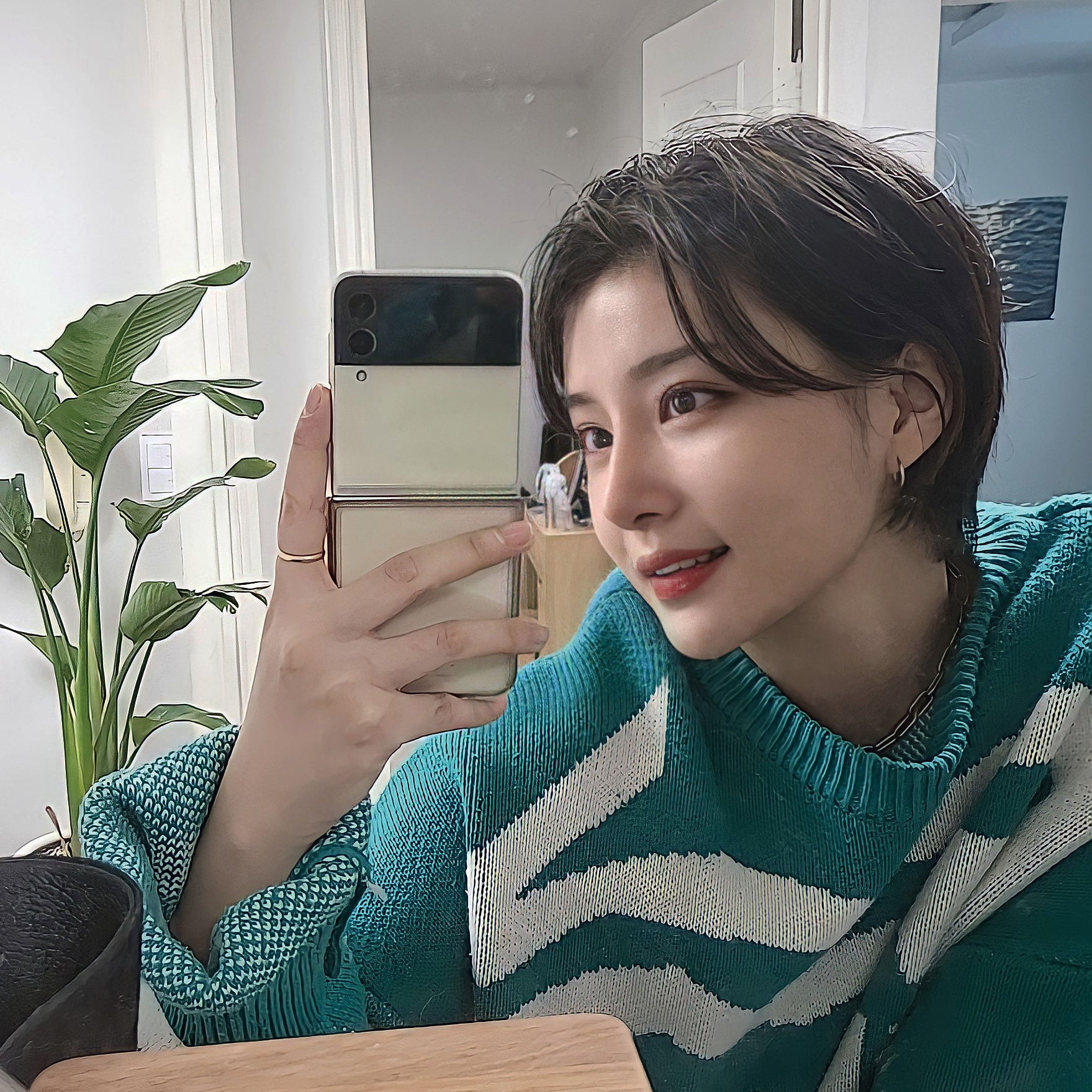 숏컷 처음으로 도전했어요ㅎㅎ